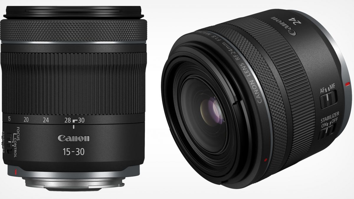 Canon annonce officiellement le RF 24mm f/1.8 Macro IS STM et le RF 15-30mm f/4.5-6.3 IS STM