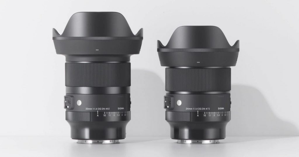 Sigma annonce des objectifs 20 mm f/1.4 et 24 mm f/1.4 pour Sony E et Leica L