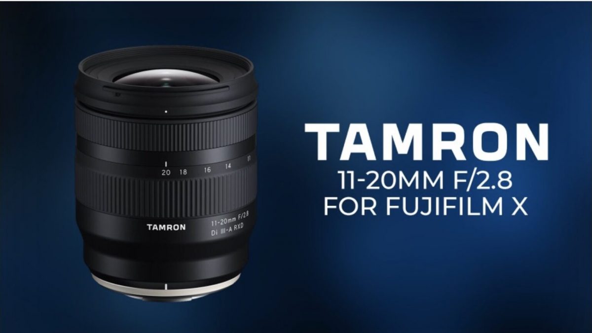 TAMRON annonce le développement d’un objectif zoom ultra grand angle F2.8 compact et léger pour les appareils photo sans miroir FUJIFILM X-Mount APS-C 11-20mm F/2.8 Di III-A RXD (Modèle B060)